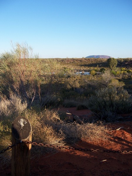 Uluru and fence